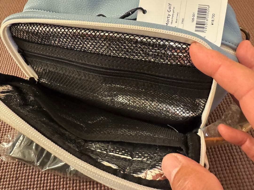 Marty Golf カートバック ブルー