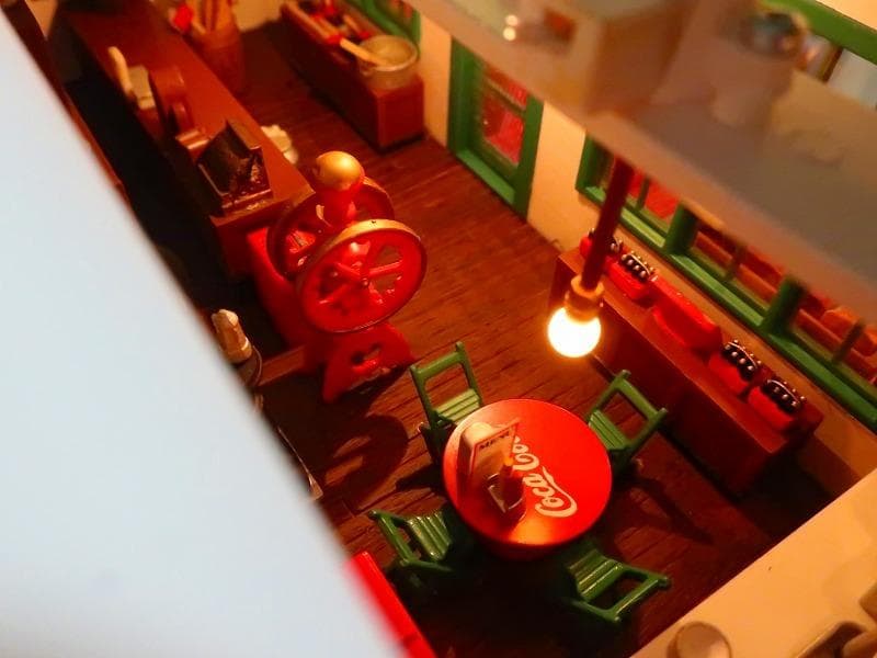 コカコーラ★オールドストア ジオラマクロック アメリカンダイナー ルート66