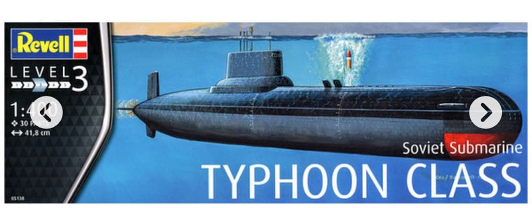 タイフーン級潜水艦　流氷ジオラマ