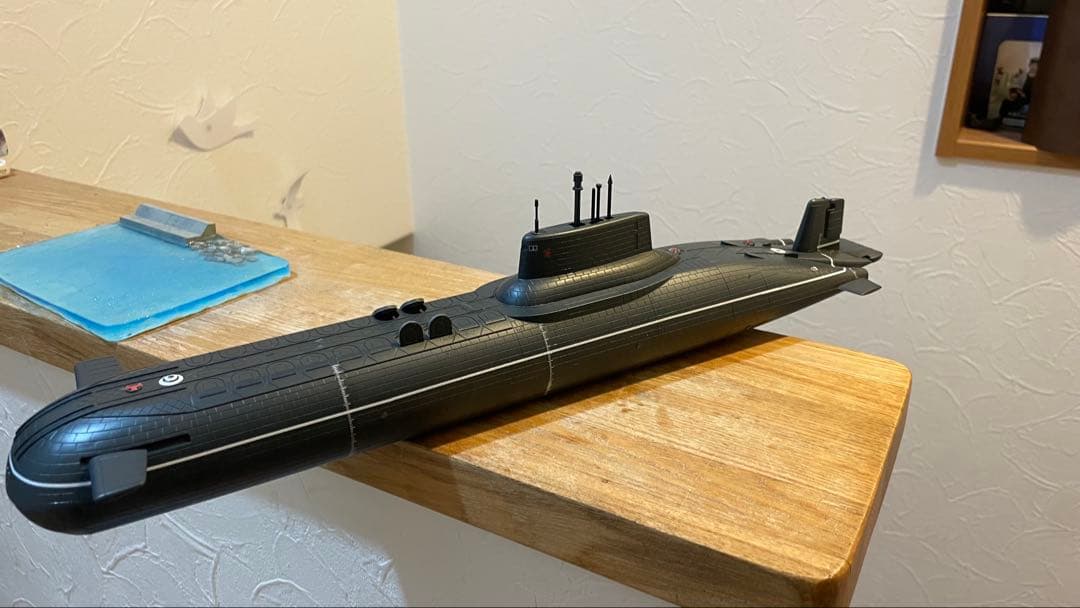 タイフーン級潜水艦　流氷ジオラマ