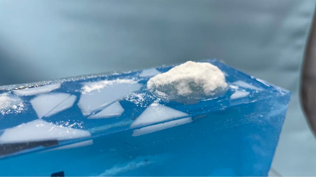 タイフーン級潜水艦　流氷ジオラマ