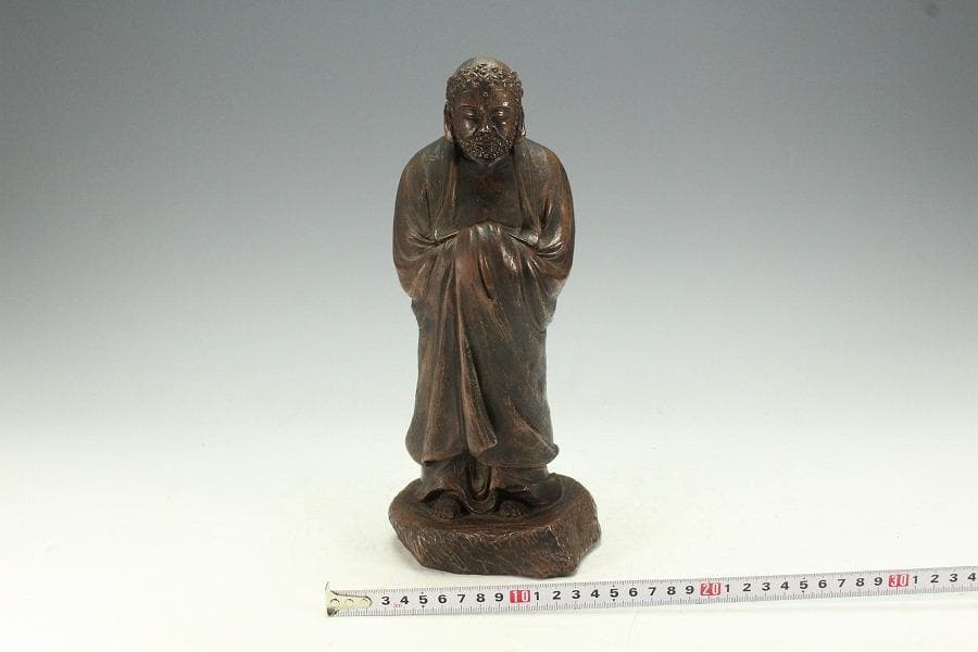 古備前 仏像 時代物(K-XA942)