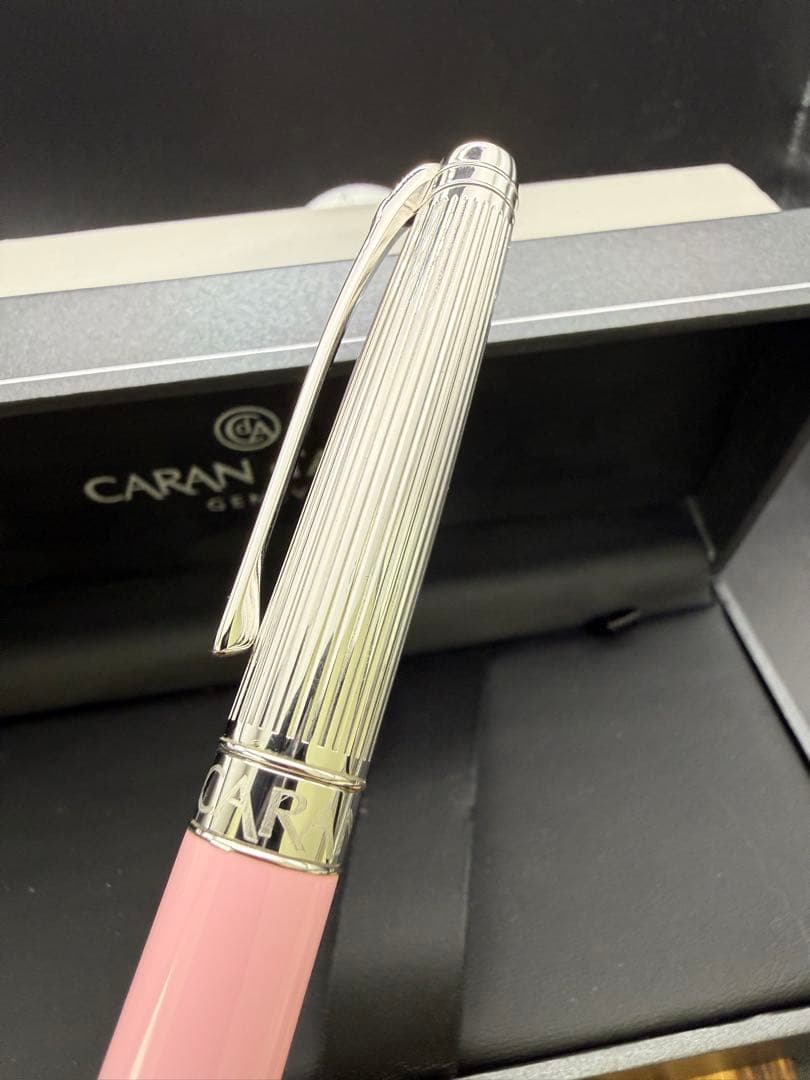 Caran d'Ache ボールペン レマン バイカラーローズ