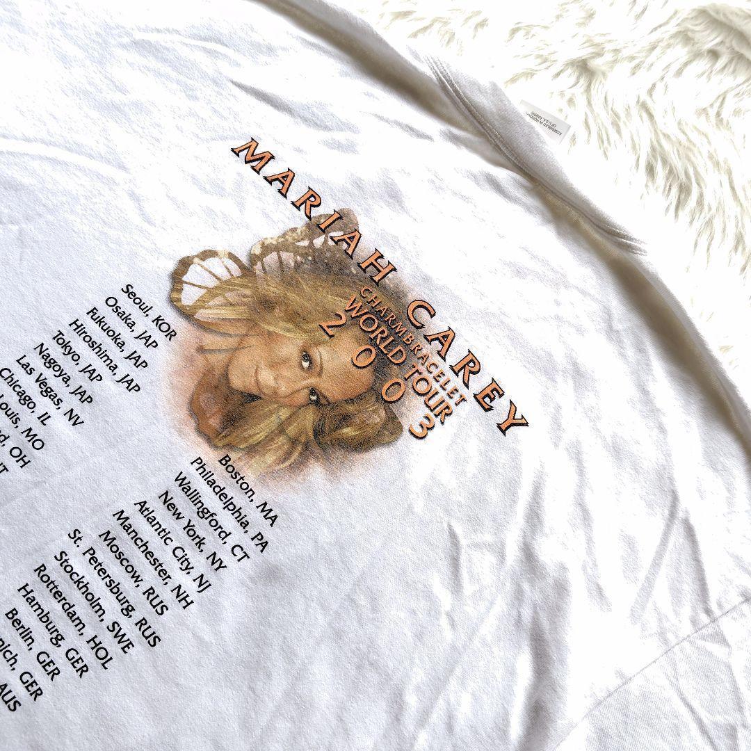 ✨スペシャル✨マライアキャリー★ツアーTシャツ★ヴィンテージ★ホワイト★激レア