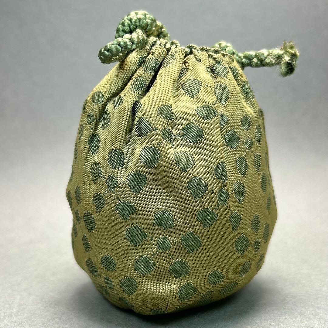 茶入　『山口正悟　古瀬戸　肩衝茶入』　名物裂　西陣織　茶道具　茶道　共箱　工芸品