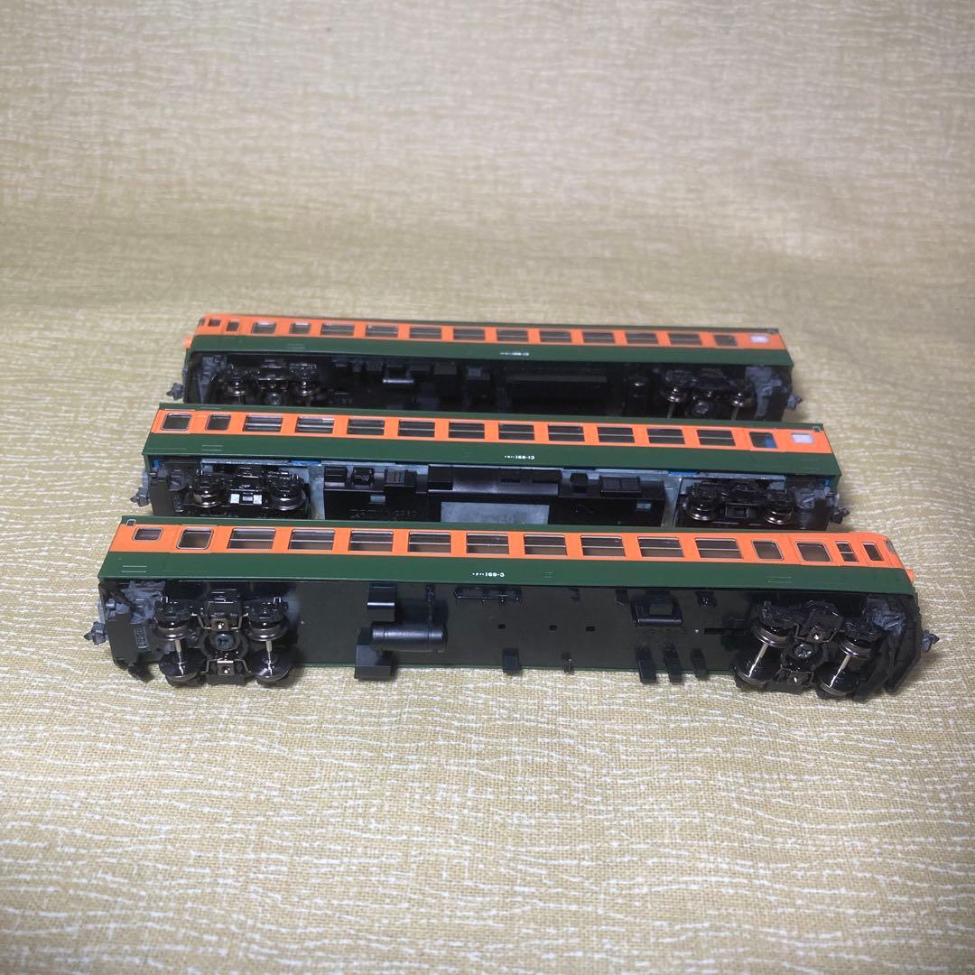 TOMIX98997セットバラし 169系冷房準備車M付3輌セット(ジャンク)