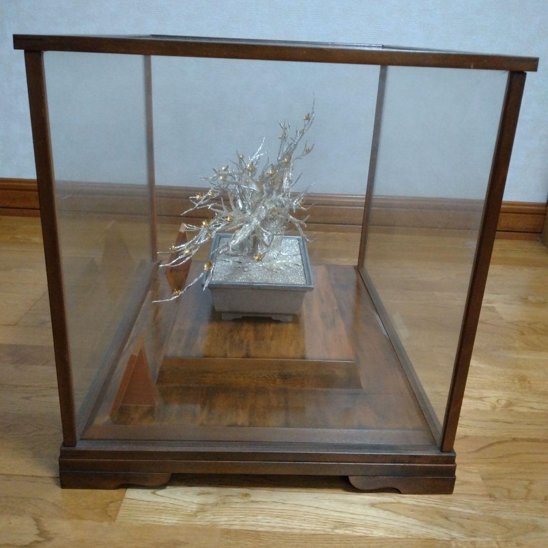 純銀　純金　梅　光則作