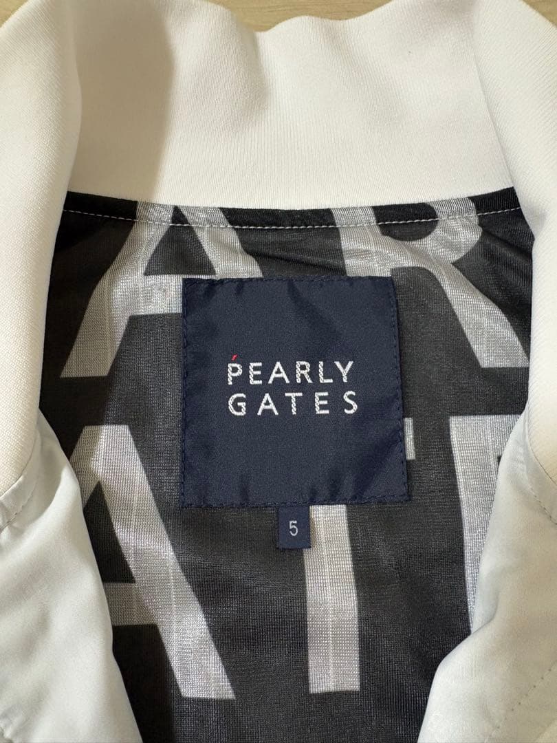 PEARLY GATES ホワイト ジャケット サイズ5