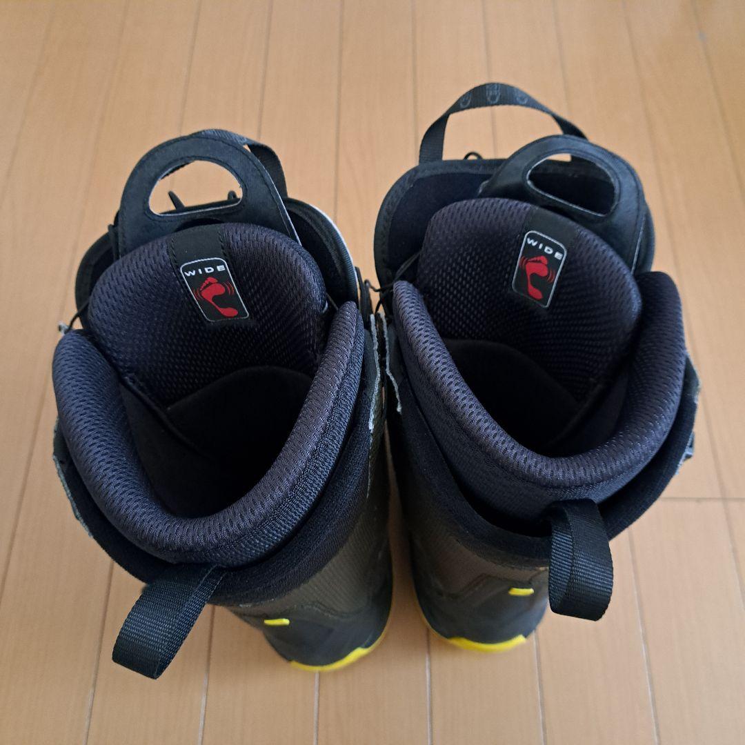 【25.5㎝】Salomon スノーボードブーツ ワイドフィット ブラック
