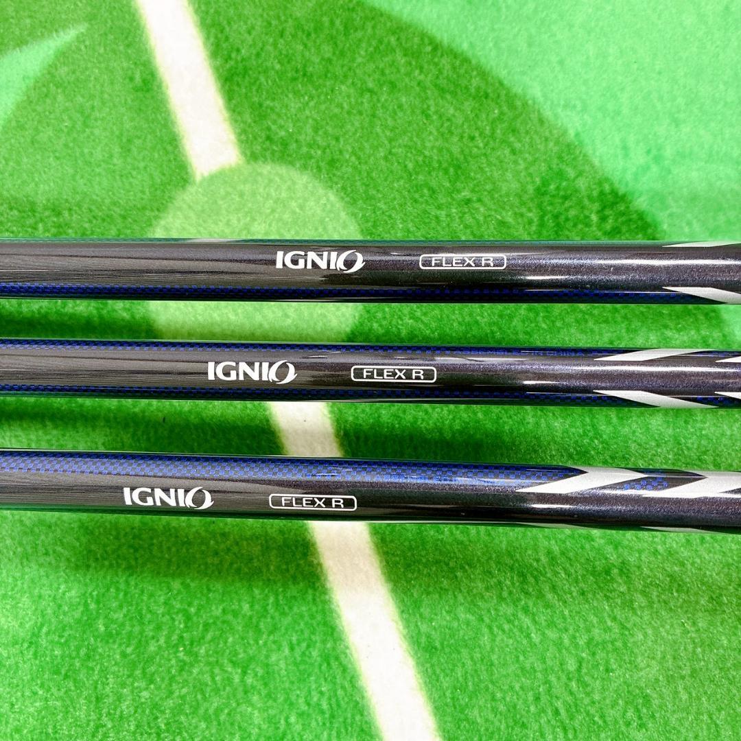 IGNIO IG-01メンズ ゴルフクラブセット9本 右利き ヘッドカバー付