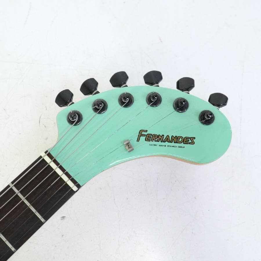 フェルナンデス ZO-3 エレキギター ミントグリーン アンプ内蔵 ぞうさん