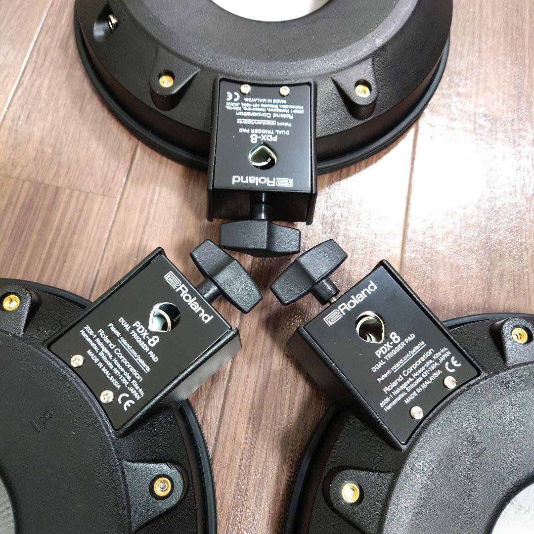 美品 Roland PDX-8 現行 スネア タム 3個