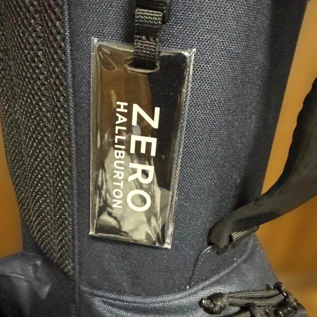 ZERO HALLIBURTON ネイビー キャディバッグ　スタンド式