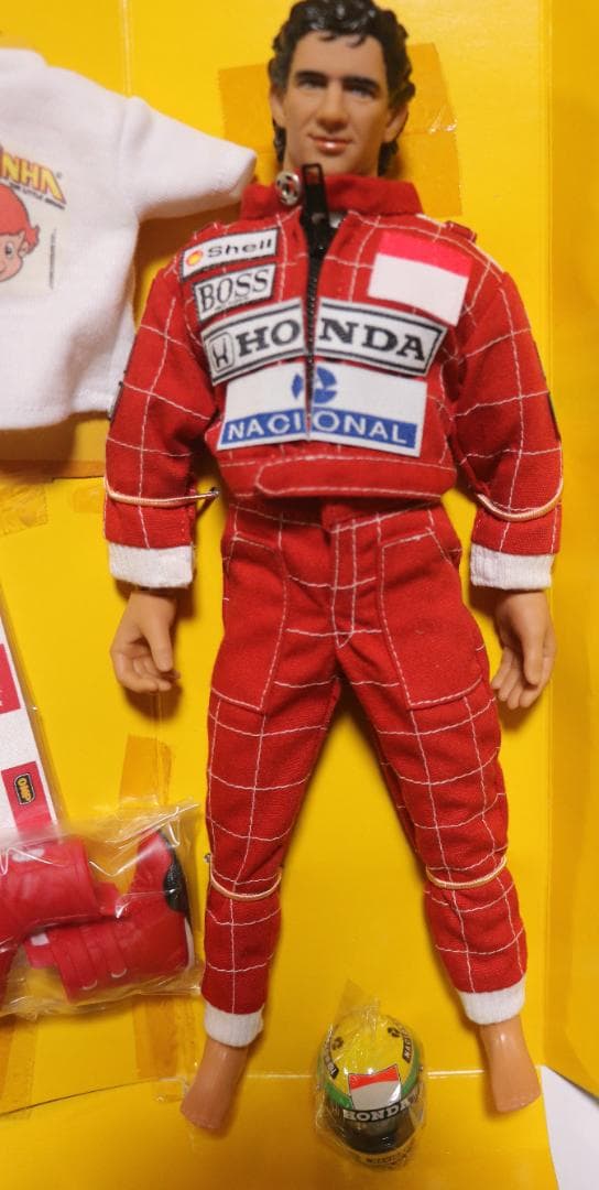 超貴重タカラ製　アイルトン ・セナ 疾風になった男　フィギャー 中古品