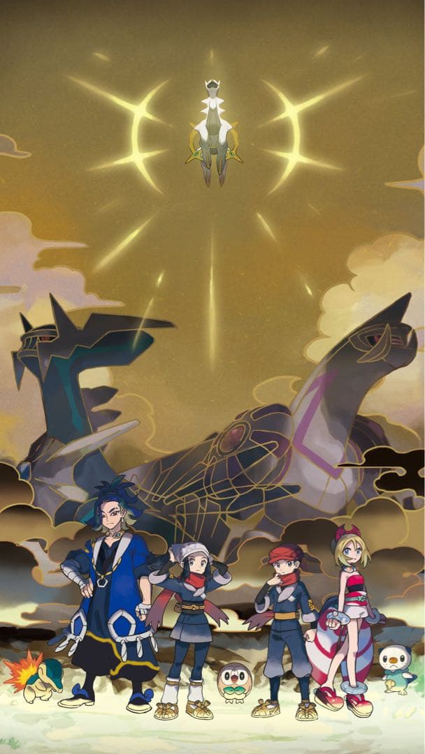 ポケモンレジェンズアルセウス 掛け軸風タペストリー 未使用品【アルセウス柄】