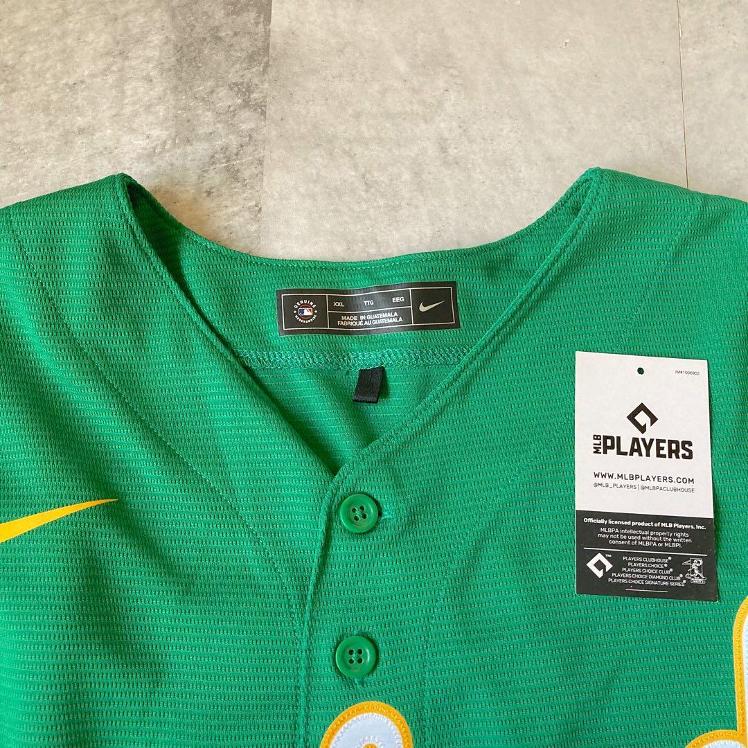 nike アスレチックス　ユニフォーム MLB 正規品　XXL