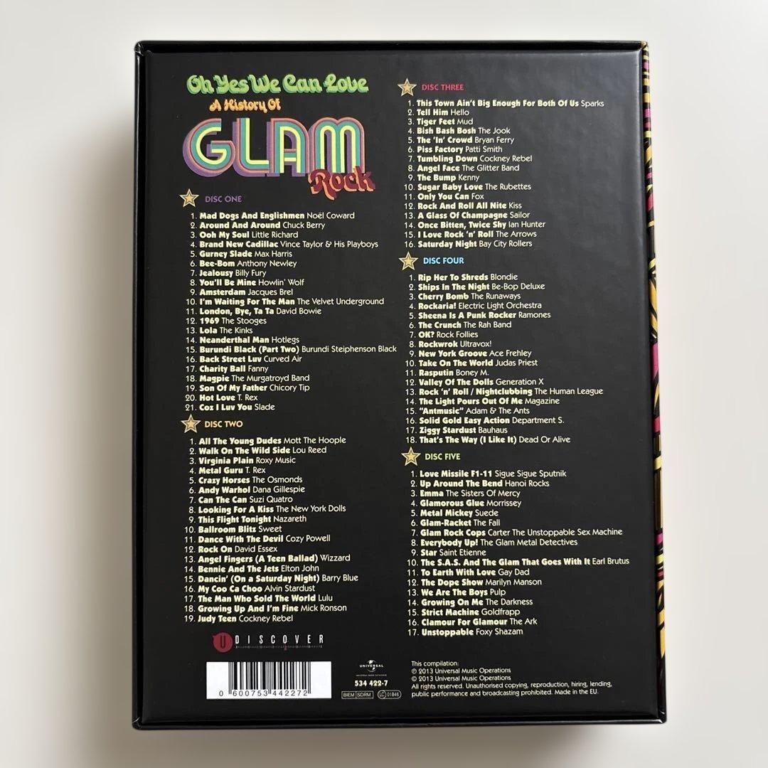 GLAM ROCK Oh yes we can love 5CD 稀少盤&本