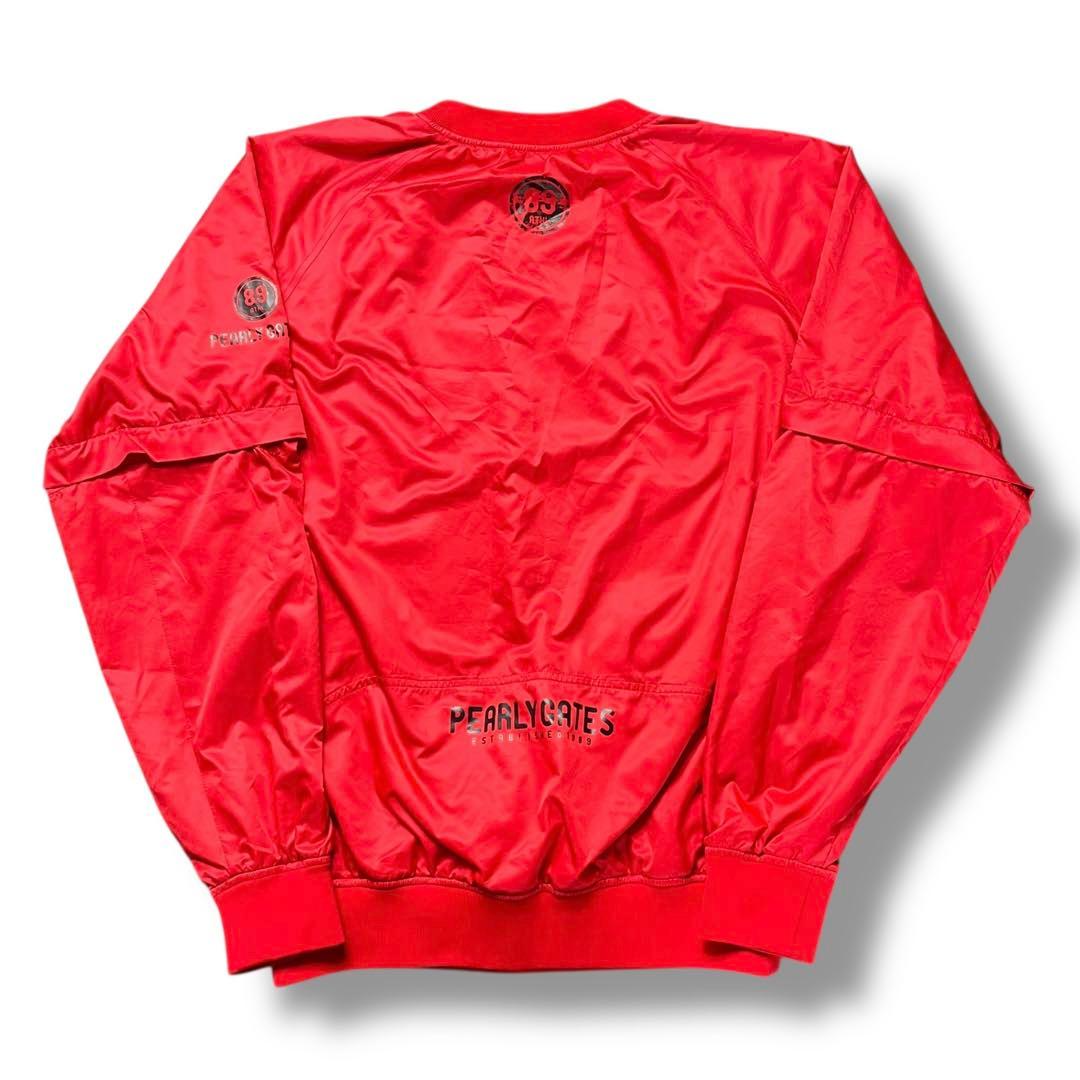 美品 PEARLY GATES 2WAY ナイロン プルオーバー ゴルフウェア