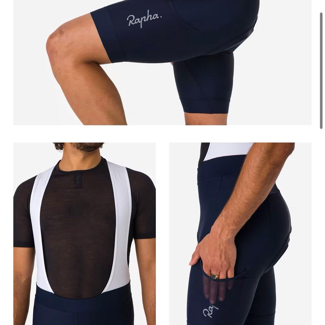 Rapha コア　カーゴ　ビブショーツ メンズSサイズ ネイビー