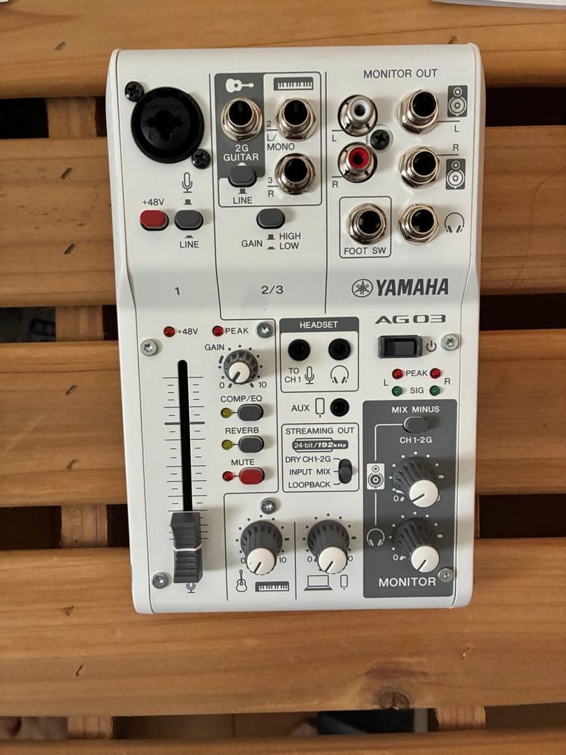 Yamaha AG03 MK2 オーディオインターフェイス