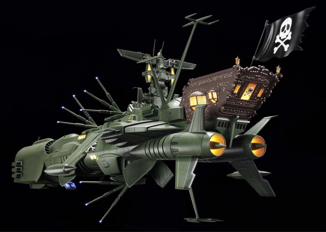 未組立アシェット アルカディア号 ダイキャストギミックモデルをつくる 1-125