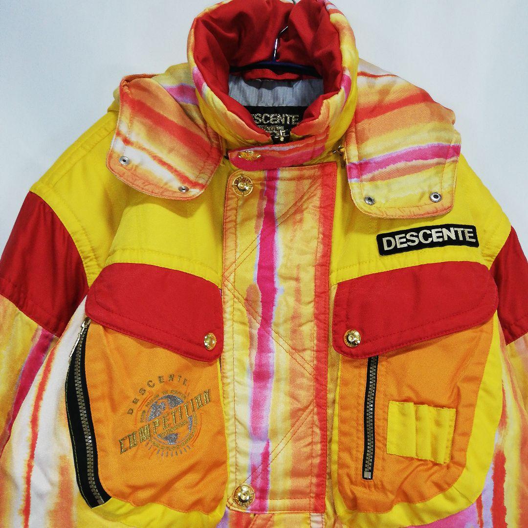 DESCENTE スキーウェア ジャケット パンズ メンズ イエロー デサント