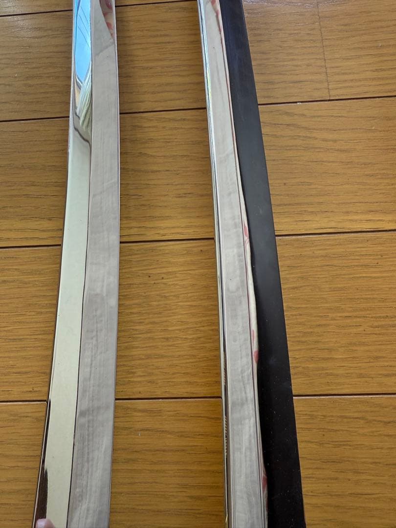 日本刀 2本セット 黒と金 亀甲模様 模造刀