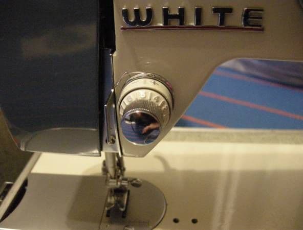 老舗WHITE社USAアメリカミシンビンテージ店舗補整リメイク