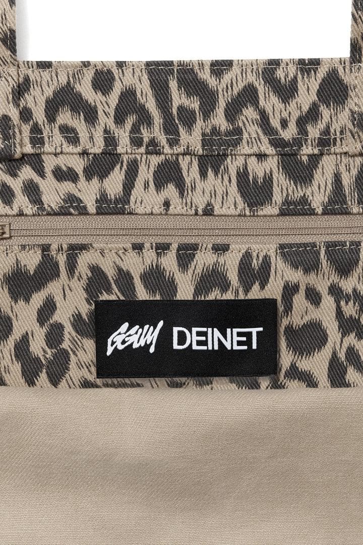 TXT GGUM X DEINET ビッグエコバッグ レオパード ヨンジュン