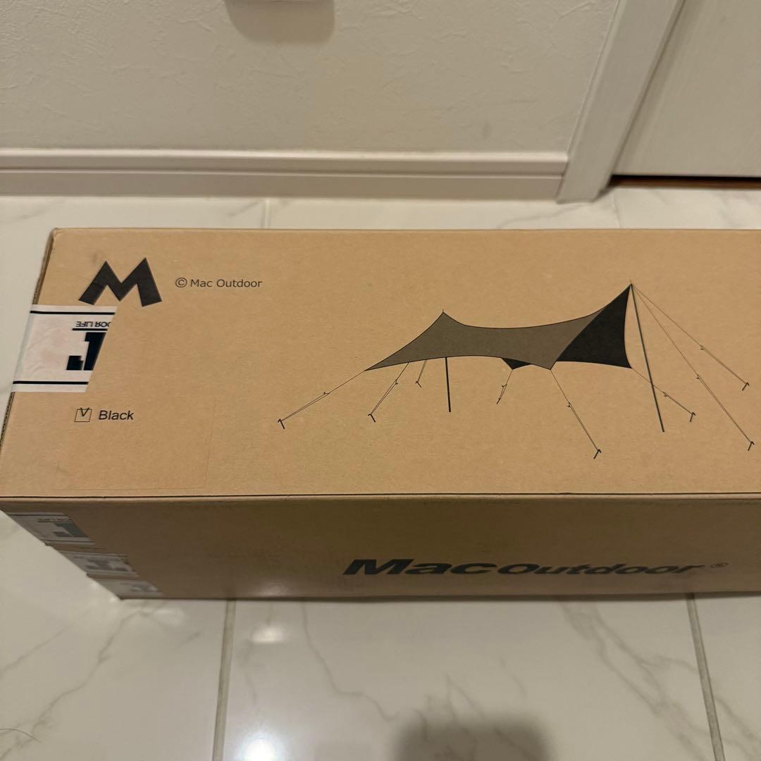 マックアウトドア Mac one ヘキサタープ ブラックM マックワンタープ