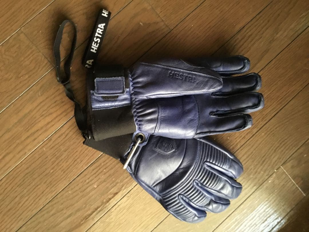 Hestra ネイビー スキーグローブ　中古