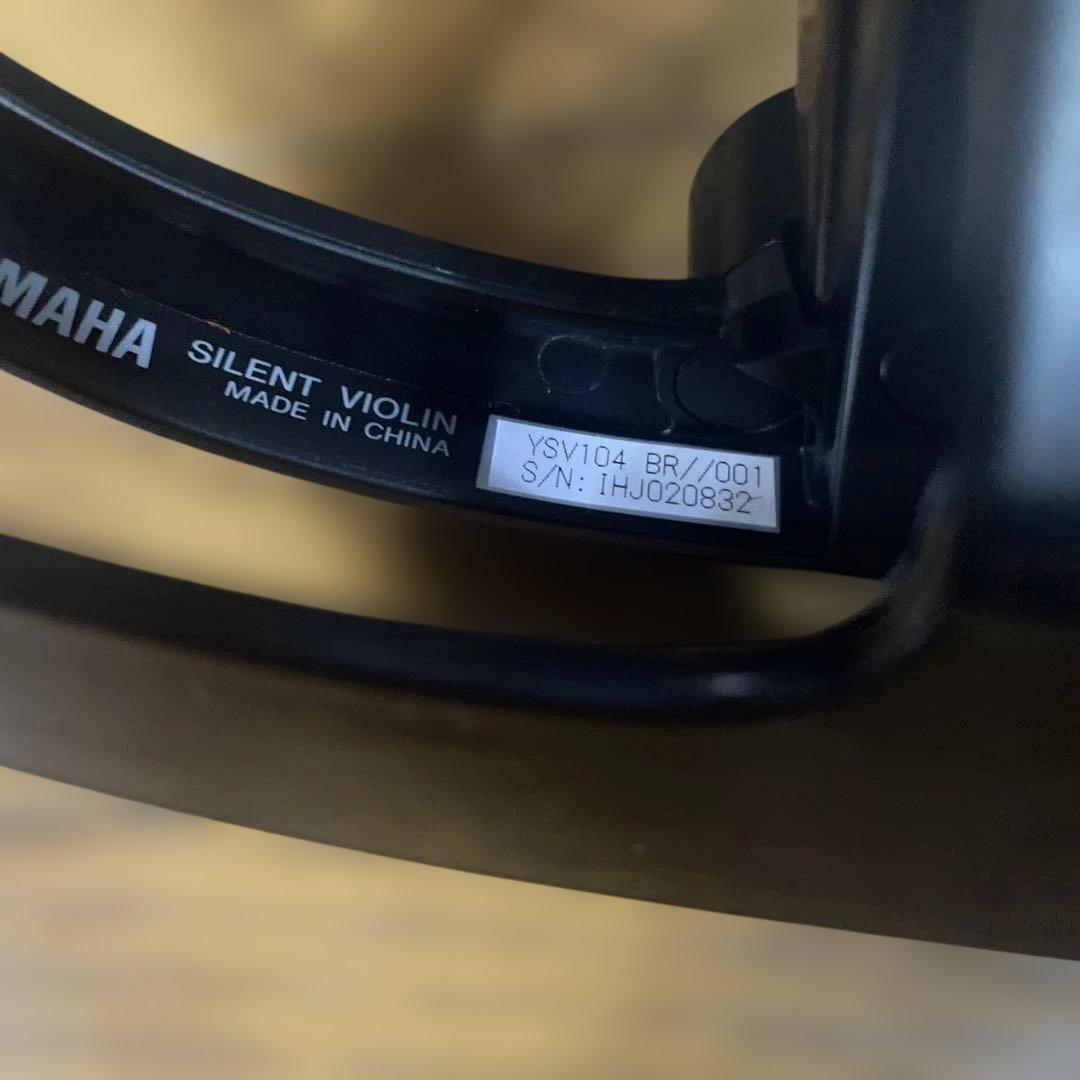 値下げしました‼️ YAMAHA サイレントバイオリン YSV104 弓・ケース付
