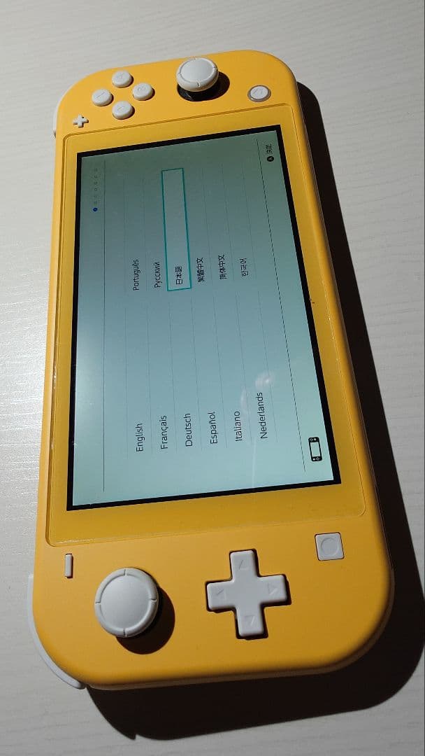 画面ヤケあり　ニンテンドースイッチライト本体　箱付き