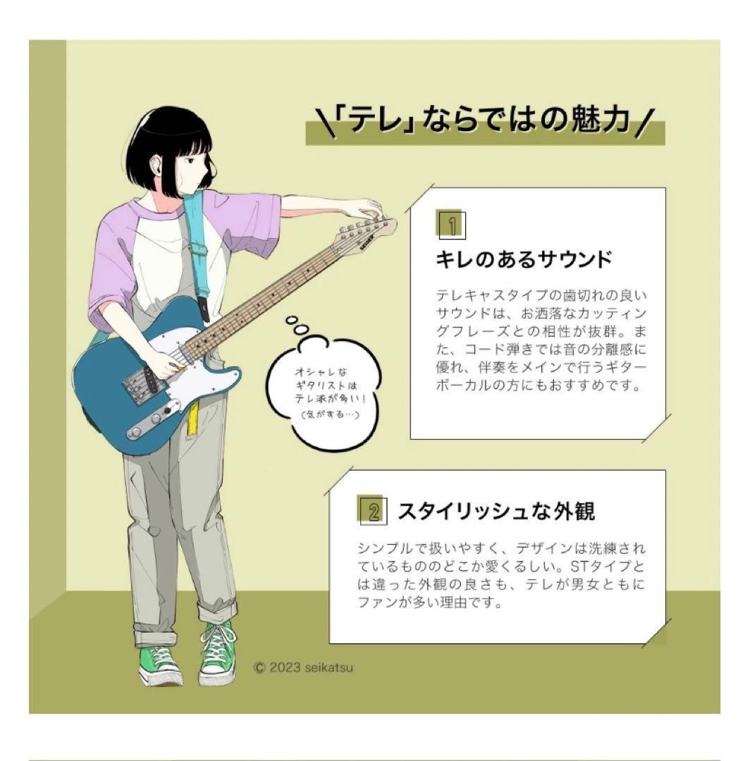 ✨未使用✨Selder セルダー ストラトキャスター エレキギター 薄型軽量