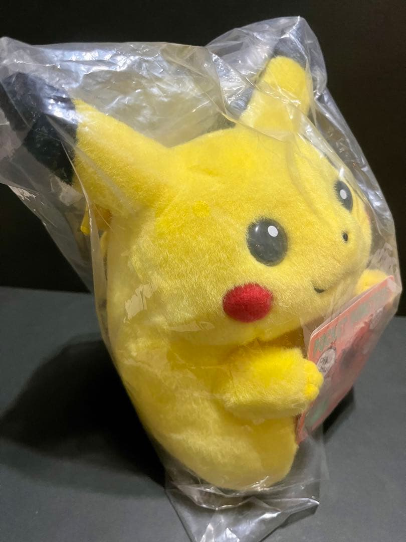 【ビニール未開封極美品】ピカチュウ おしゃべりぬいぐるみ タグつき