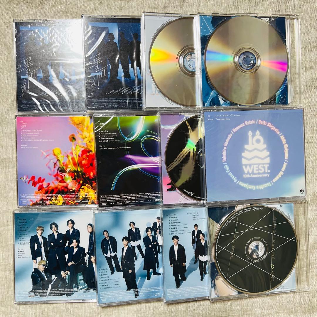 ジャニーズWEST WEST. CD DVD シングル　アルバム　特典あり