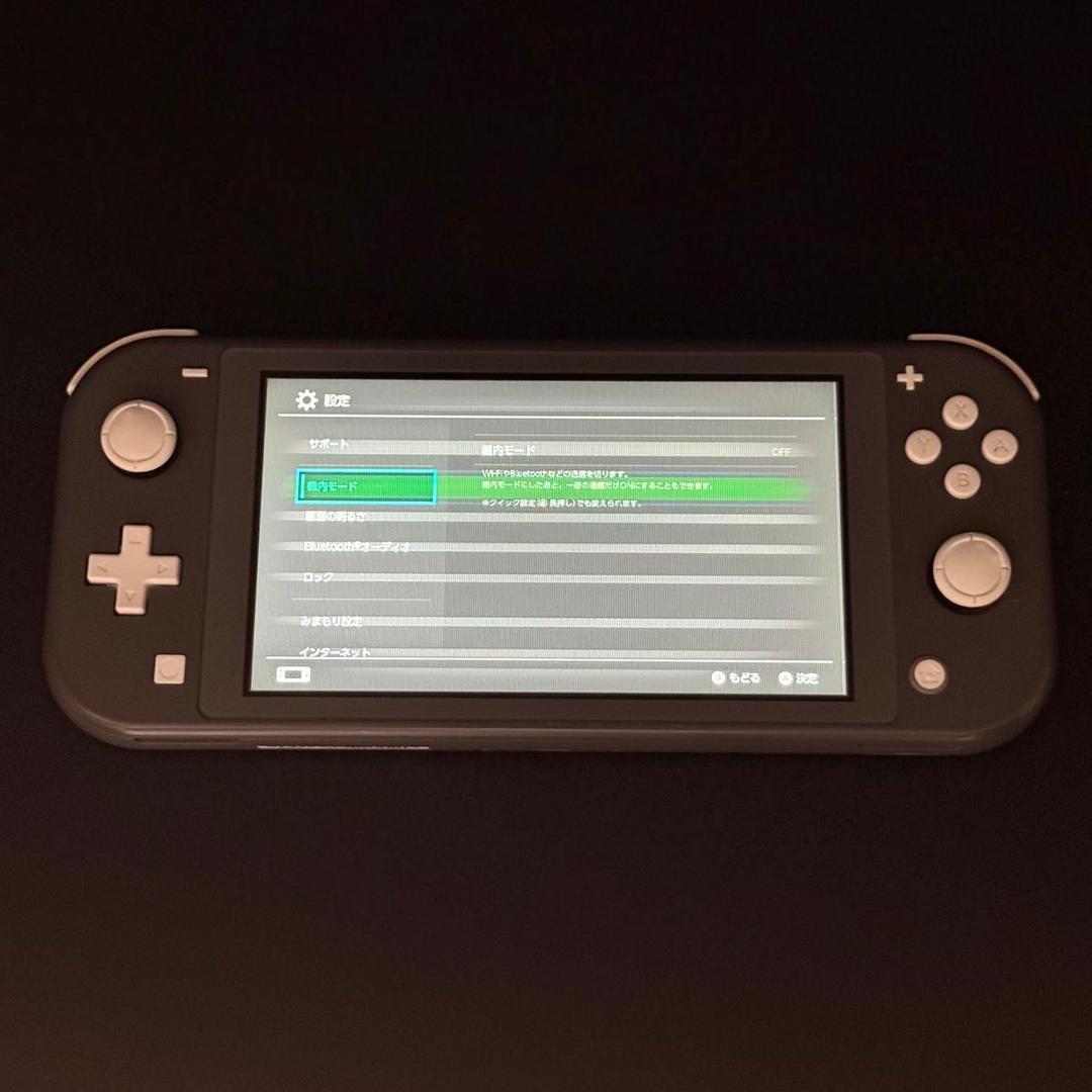 【訳あり品】ニンテンドースイッチ　 Lite グレー　本体のみ