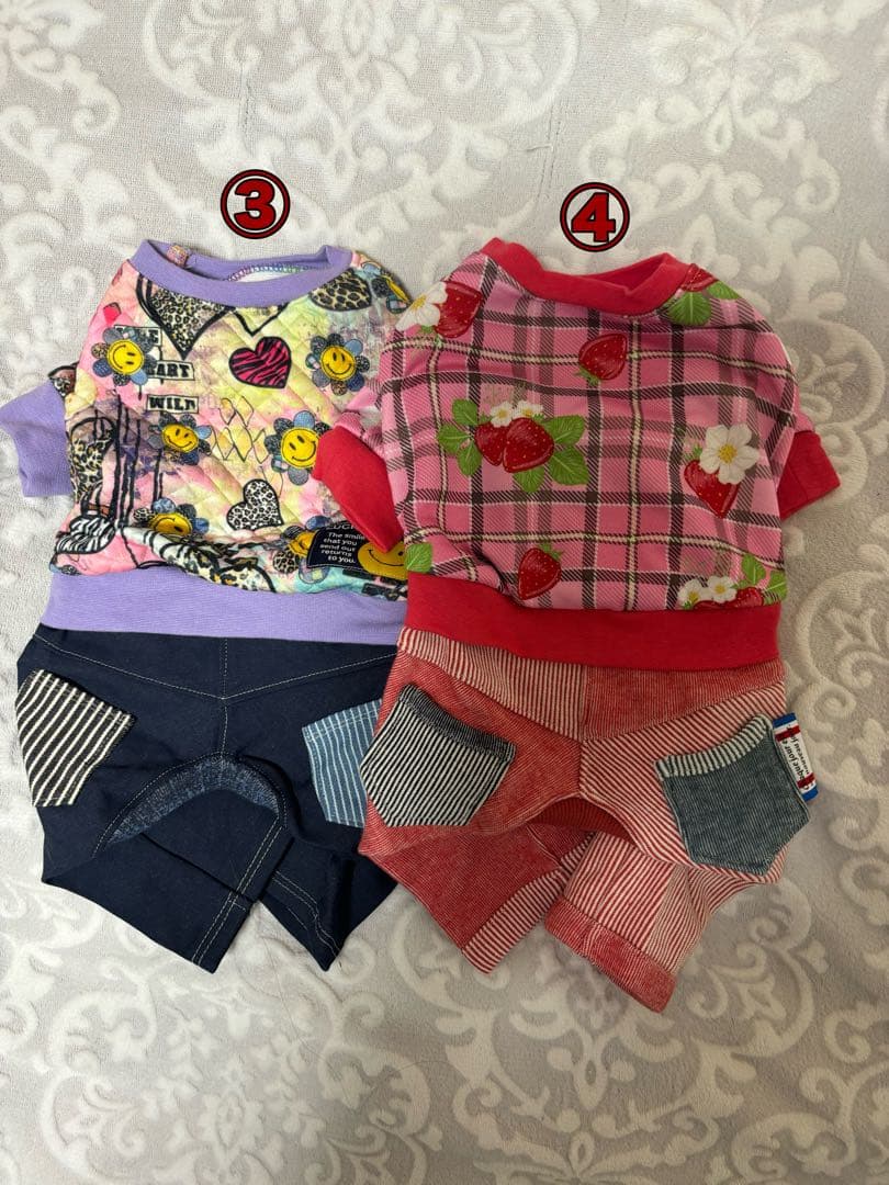 犬服♡ハンドメイド　SSサイズロンパース　セール