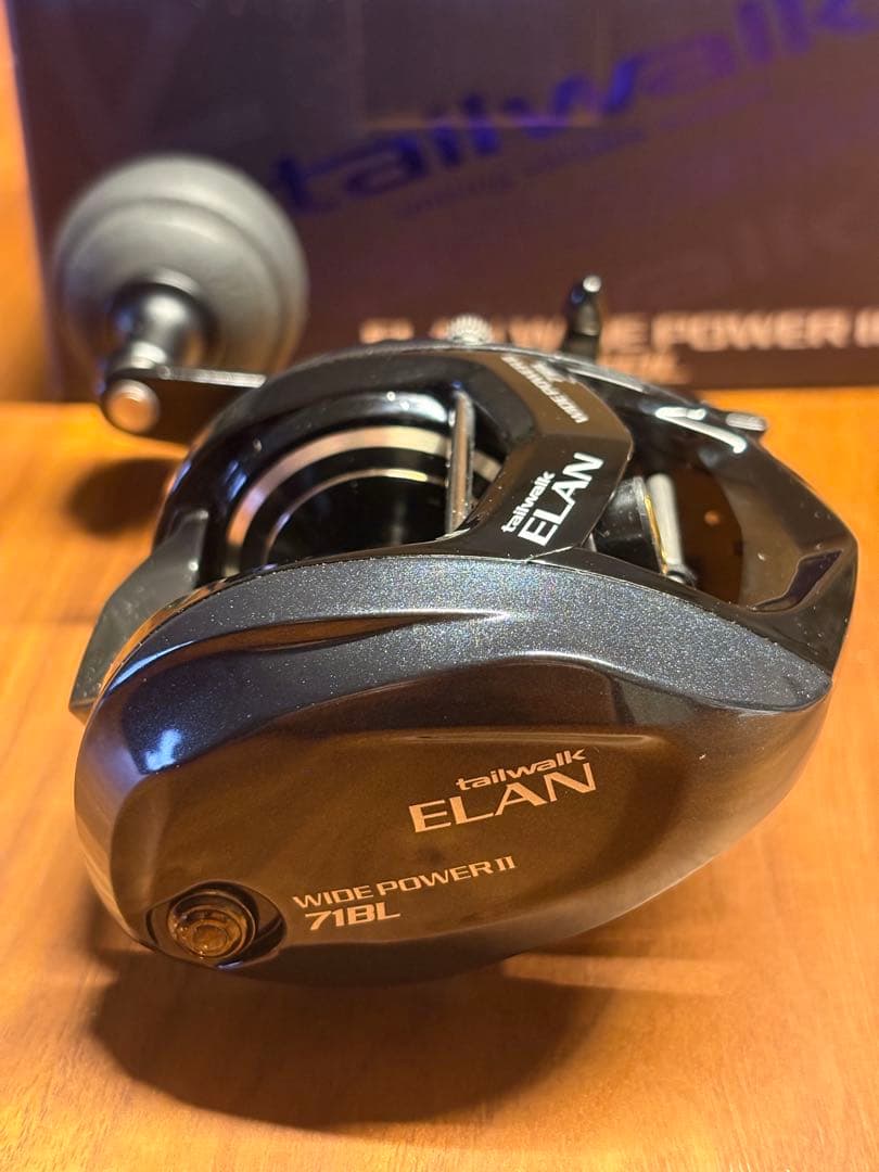 テイルウォークELAN WIDE POWER II 71BL 両軸リール