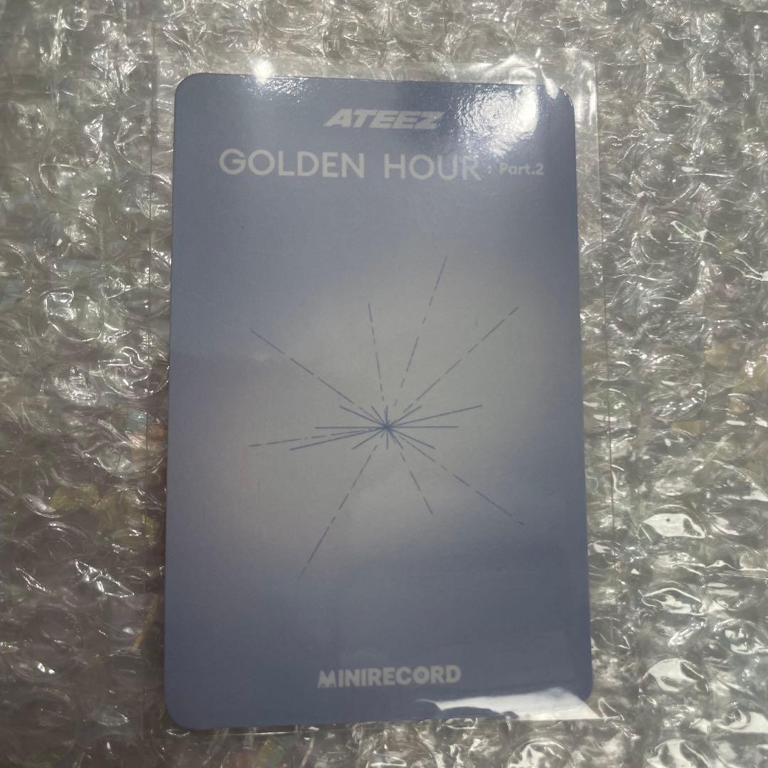 ateez minirecord ユニット ウヨン サン golden hour