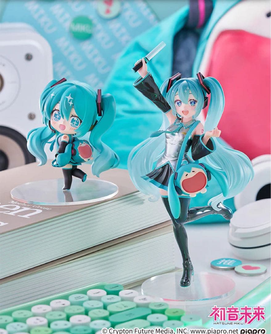 FURYU TENITOL 初音ミク UWA ふわふわ可愛い笑顔バッグ