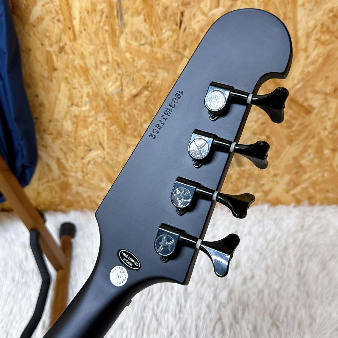 極上美品！Epiphone Goth Thunderbird Bass