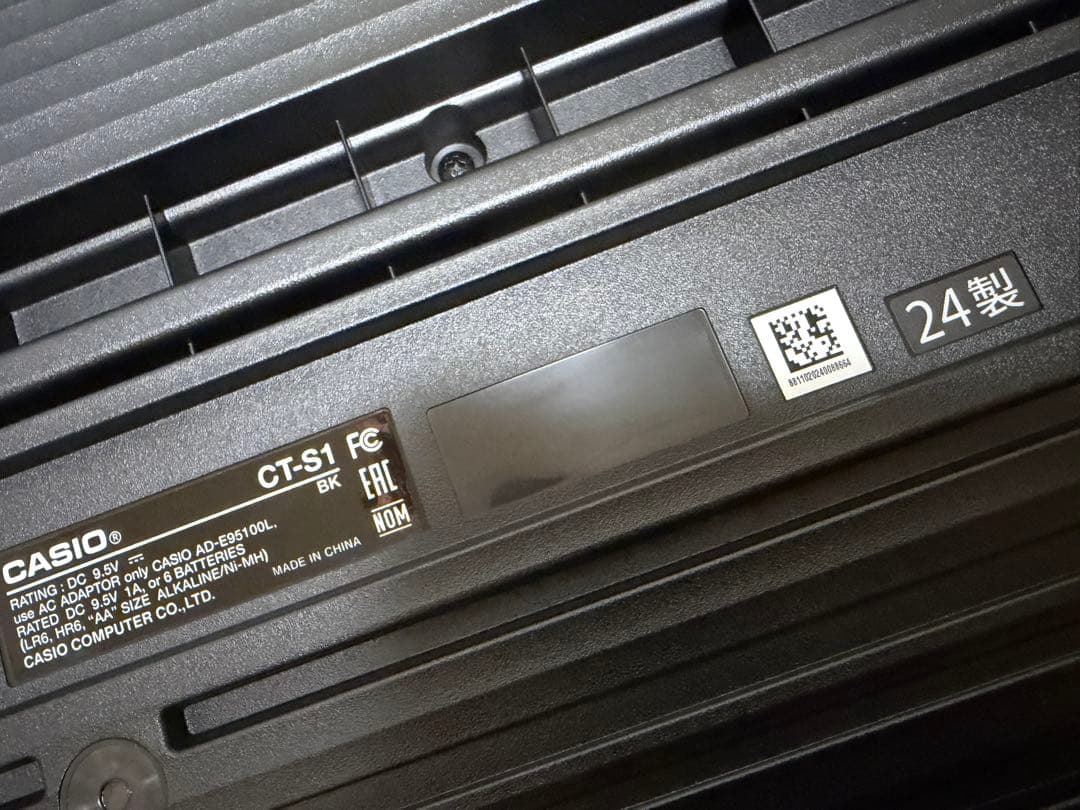CASIOカシオ 電子キーボード ピアノ カシオトーン CT-S1 BK 24製