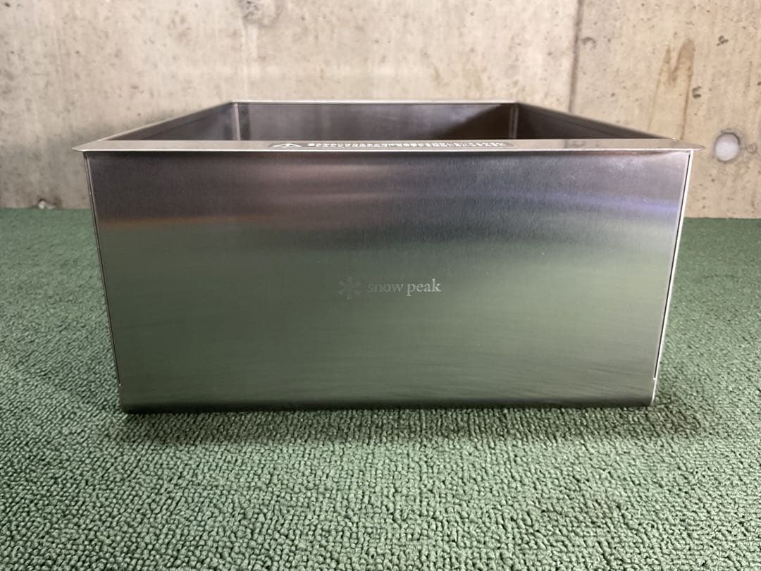 廃盤品 ステンボックス １ユニット ＆ 新品 ステンレストレー スノーピーク