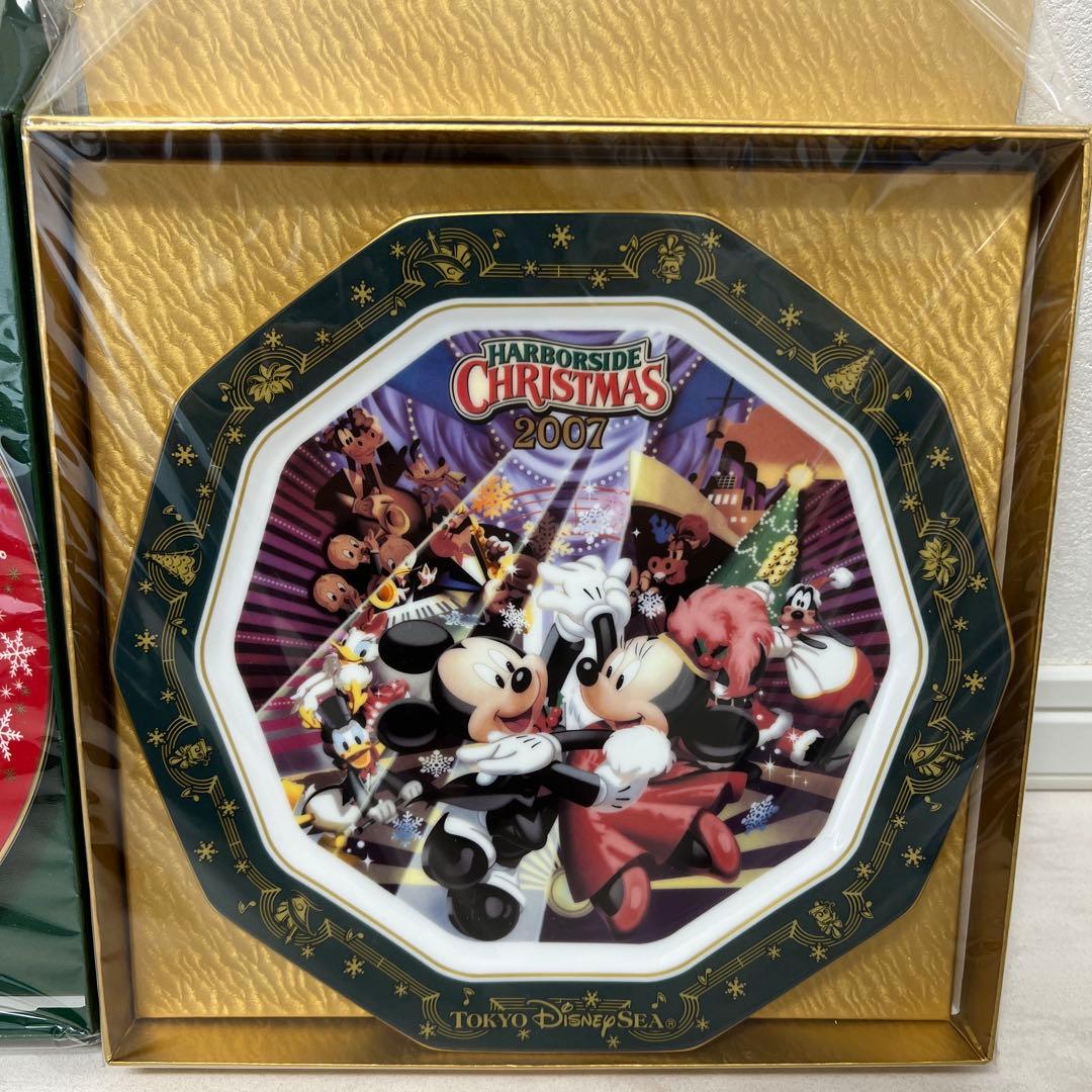 ディズニーランド、シープレートセット クリスマス 2007