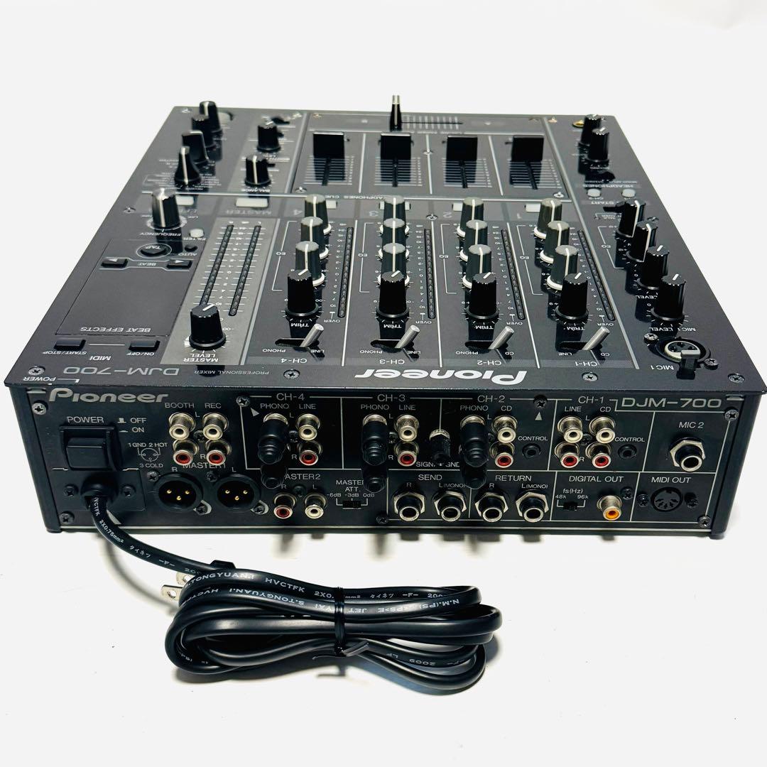 元箱付き Pioneer パイオニア DJミキサー ブラック DJM-700-K