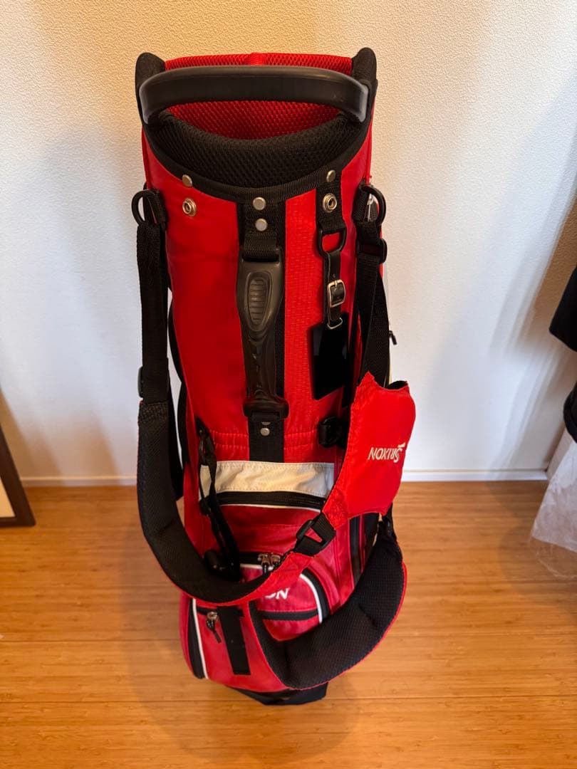 Srixon 赤 キャディバッグ スタンド式