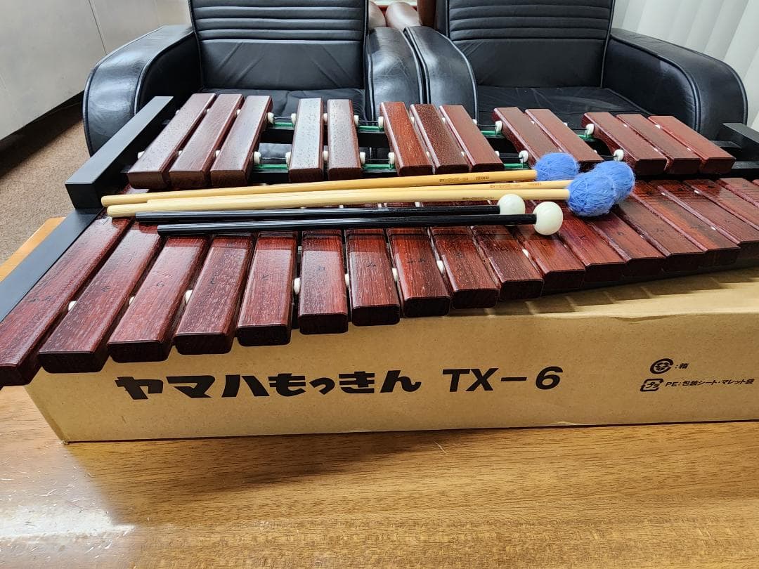 ヤマハ 木琴 TX-6 + ヤマハ マレットMR-2040 3本