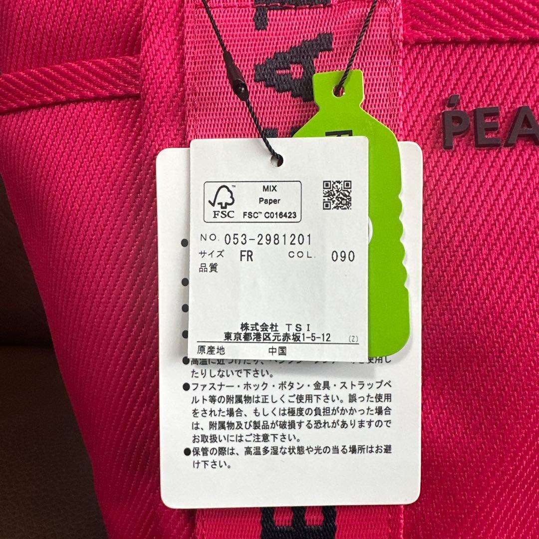 PEARLY GATES ピンク 小型バッグ 袋付き
