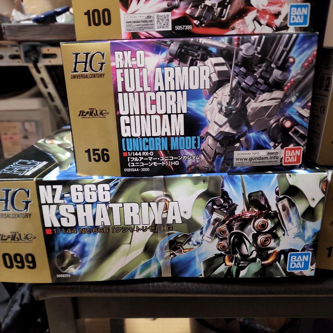 HGユニコーンシリーズガンプラセット 9種